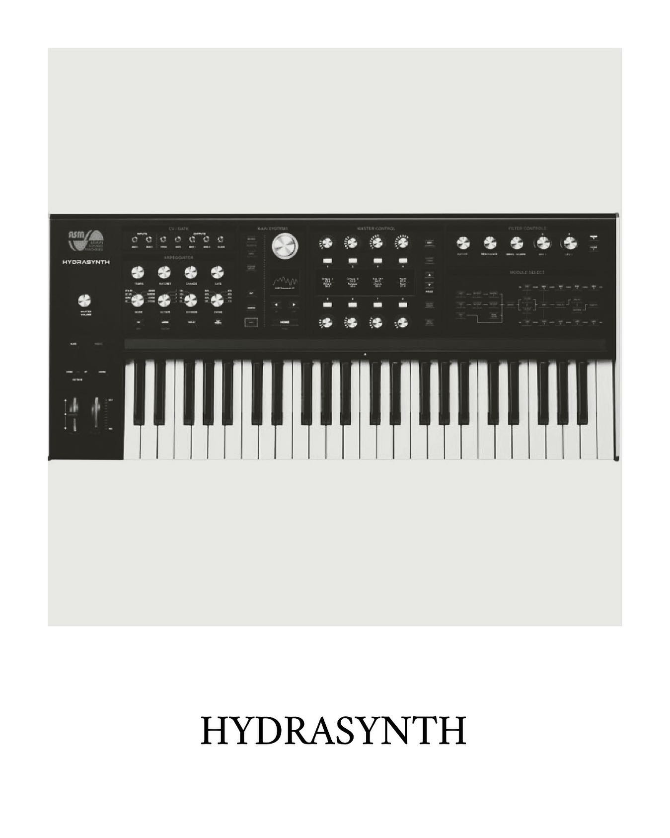 Playing this synth feels so expressive and musical. Not just a reimagination of the ‘Vangelis keyboard’, the infamous Yamaha CS-80, but an instrument with a lot of character and a ‘personality’ of its own…

#hydrasynth #synth #analogsynthesizer #electronicmusic #musicproduction #composer #composerlife #studio #studiolife #music #mgamusiccompany #ambient #ambientmusic